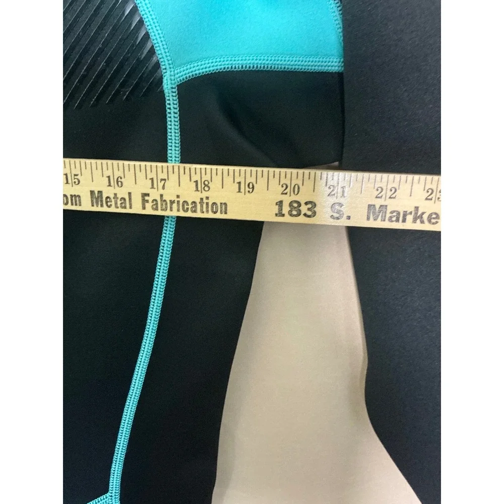 XUKER Wetsuit Women XL Black Teal Excellent 2mm Neoprene Full Body Long Sleeve